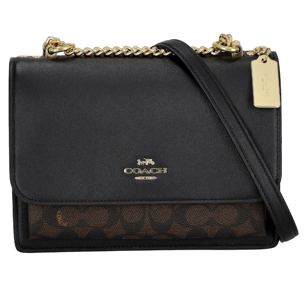 Coach Women’s Shoulder Bag Crossbody CV978 SIG KLARE XB IM/Walnut/Black MSRP 398